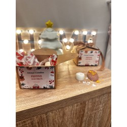 Festive Wax Melts – Κουτί με Μελομακάρονα & Κουραμπιέδες