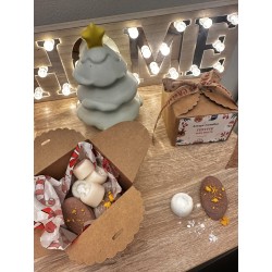 Festive Wax Melts – Κουτί με Μελομακάρονα & Κουραμπιέδες